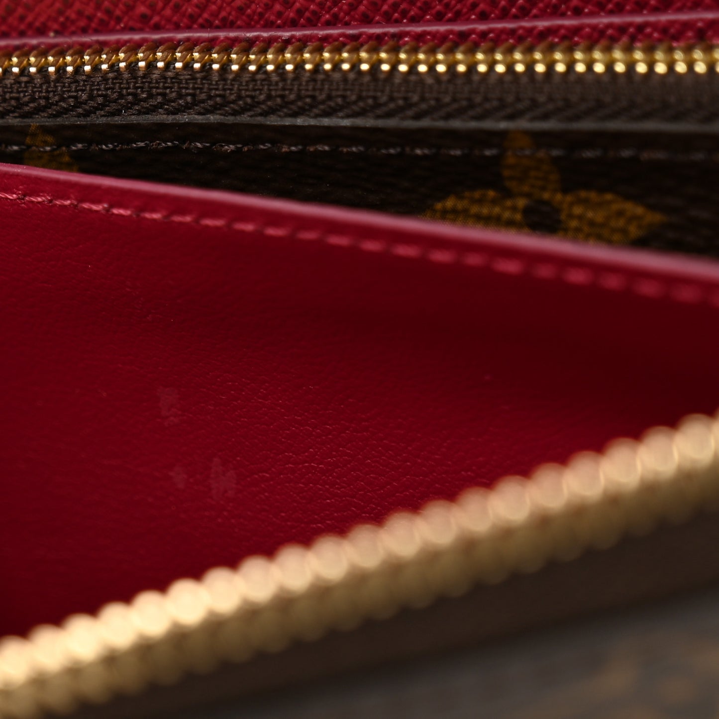 Monogram Clemence Wallet Fuchsia