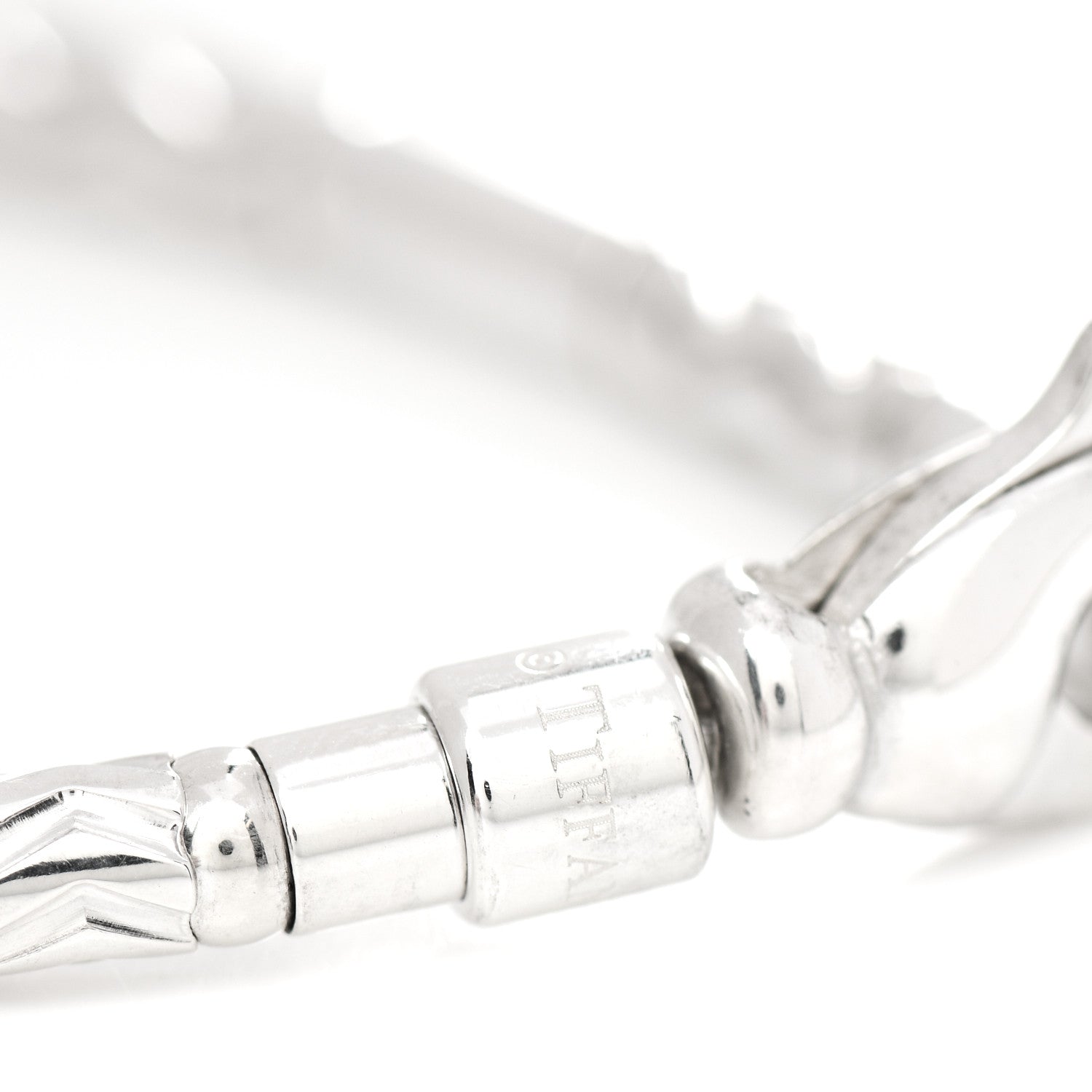 Tiffany Sterling Silver Aztec Zig Zag Bracelet 3 of 5