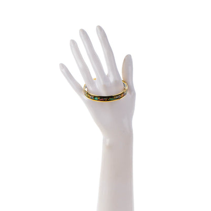 Hermes Enamel Printed Narrow Flacons Bracelet 62 2 of 6