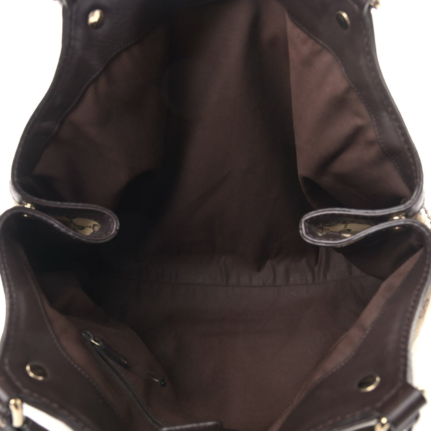 Gucci Monogram Large Sukey Tote Dark Brown 5 of 11