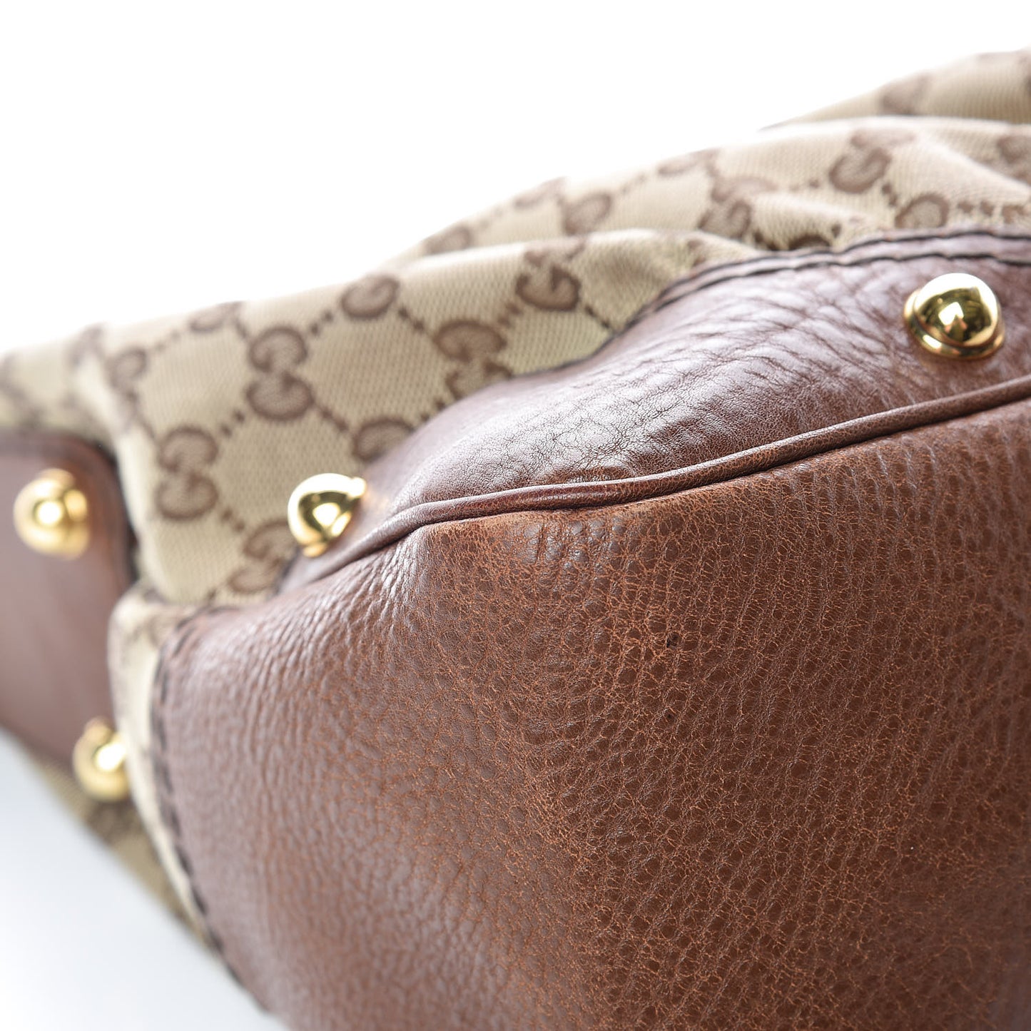 Monogram Medium Jockey Hobo Brown