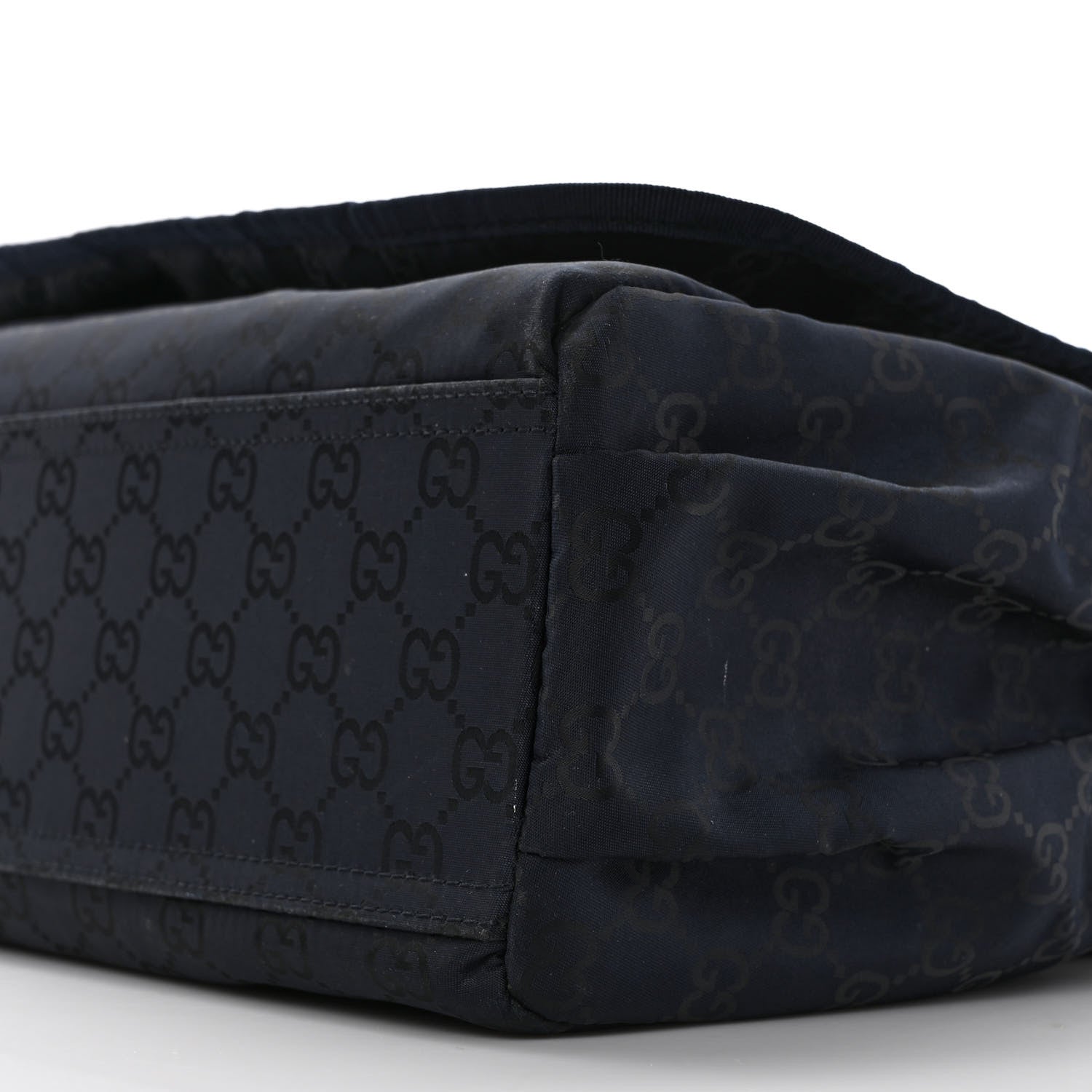 Gucci Nylon Monogram Messenger Diaper Bag Navy 10 of 10