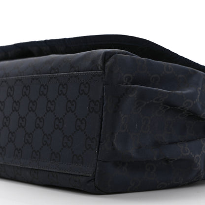 Gucci Nylon Monogram Messenger Diaper Bag Navy 10 of 10