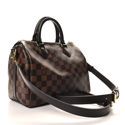 Louis Vuitton Damier Ebene Speedy Bandouliere 25 3 of 10