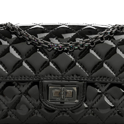 Chanel Patent Calfskin Quilted 2.55 Reissue Mini Flap So Black 8 of 10