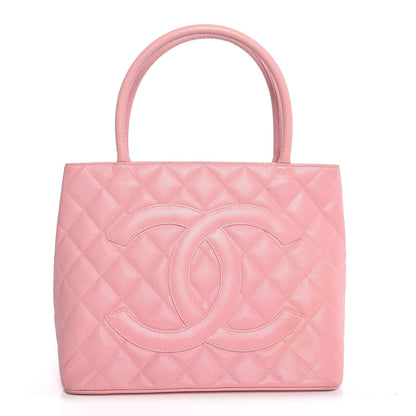 Chanel Caviar Quilted Medallion Tote Light Pink 1 of 11