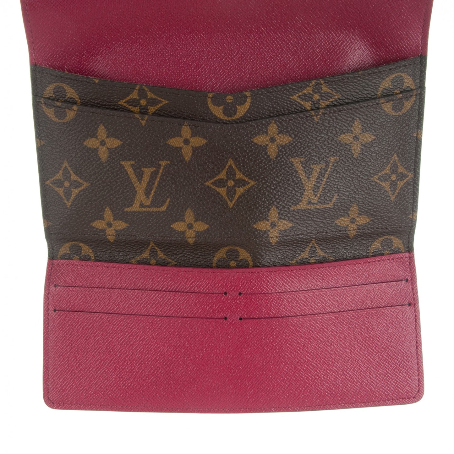 Monogram Josephine Wallet Fuchsia
