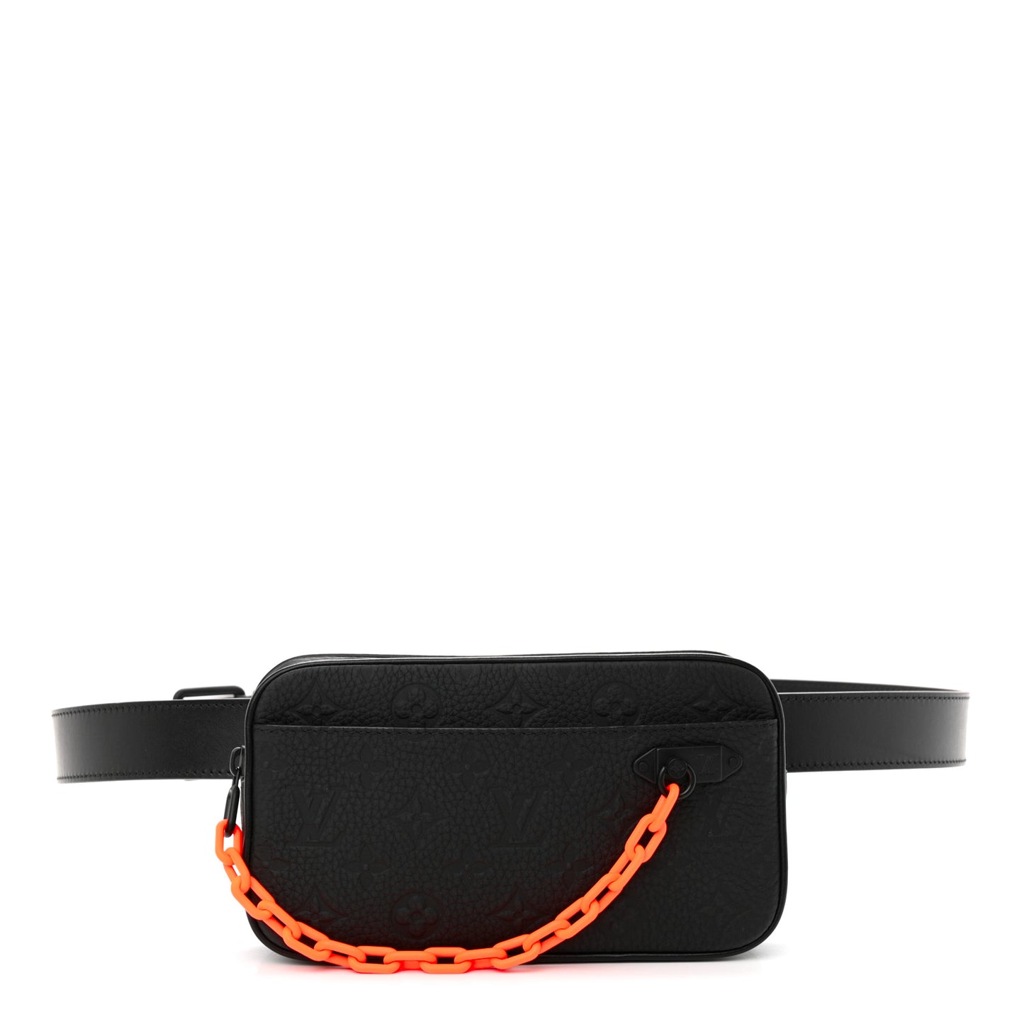 Taurillon Monogram Uniformes Solar Ray Soft Pochette Volga Belt Bag Black