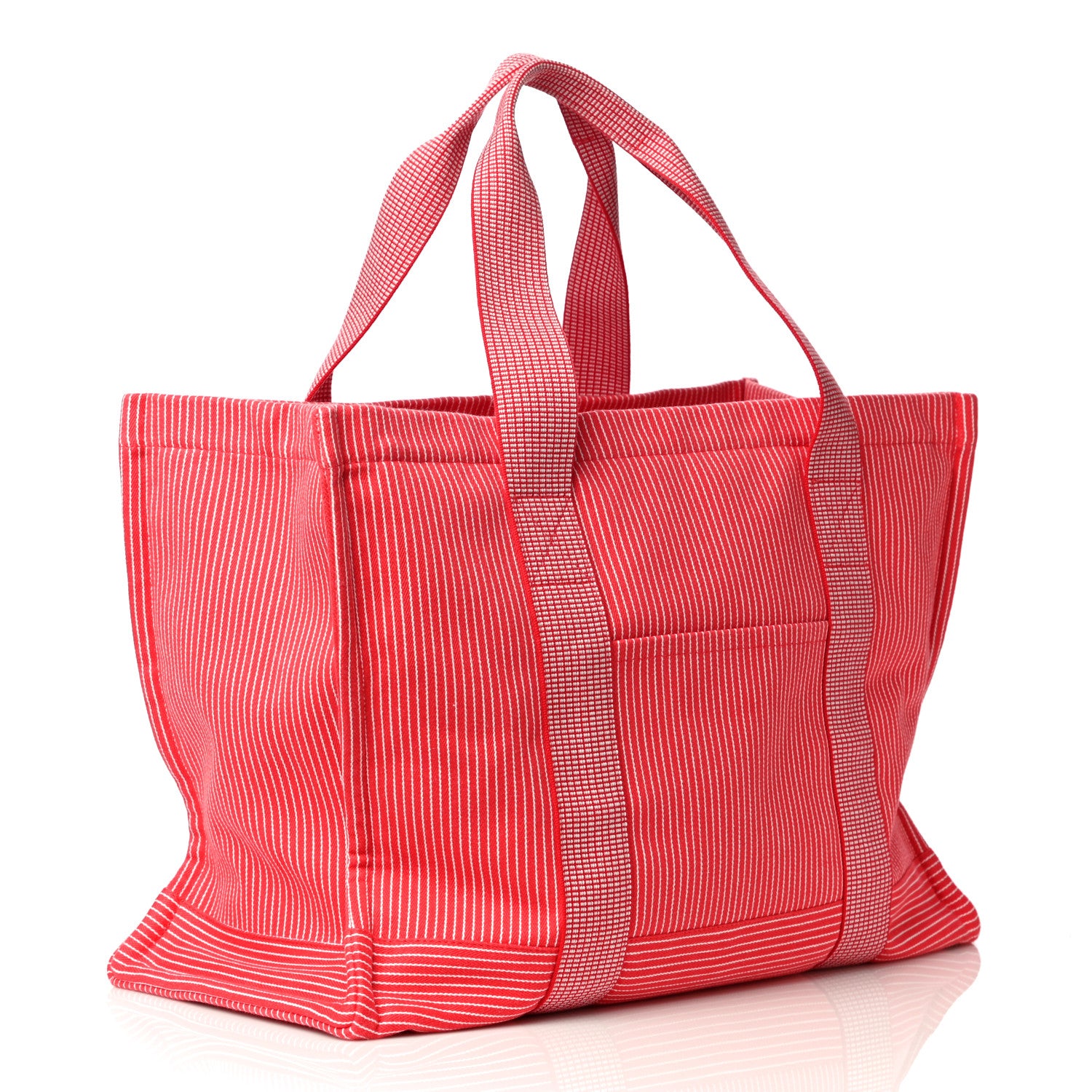 Hermes Cotton Canvas Wool Cavalcolor Nappy Tote Bag 5 of 11