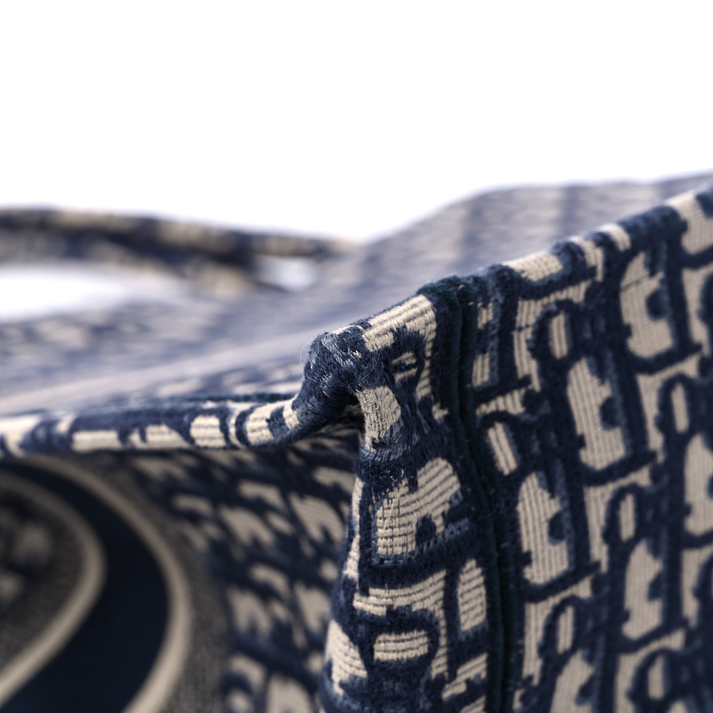 Oblique Large Book Tote Blue Multicolor
