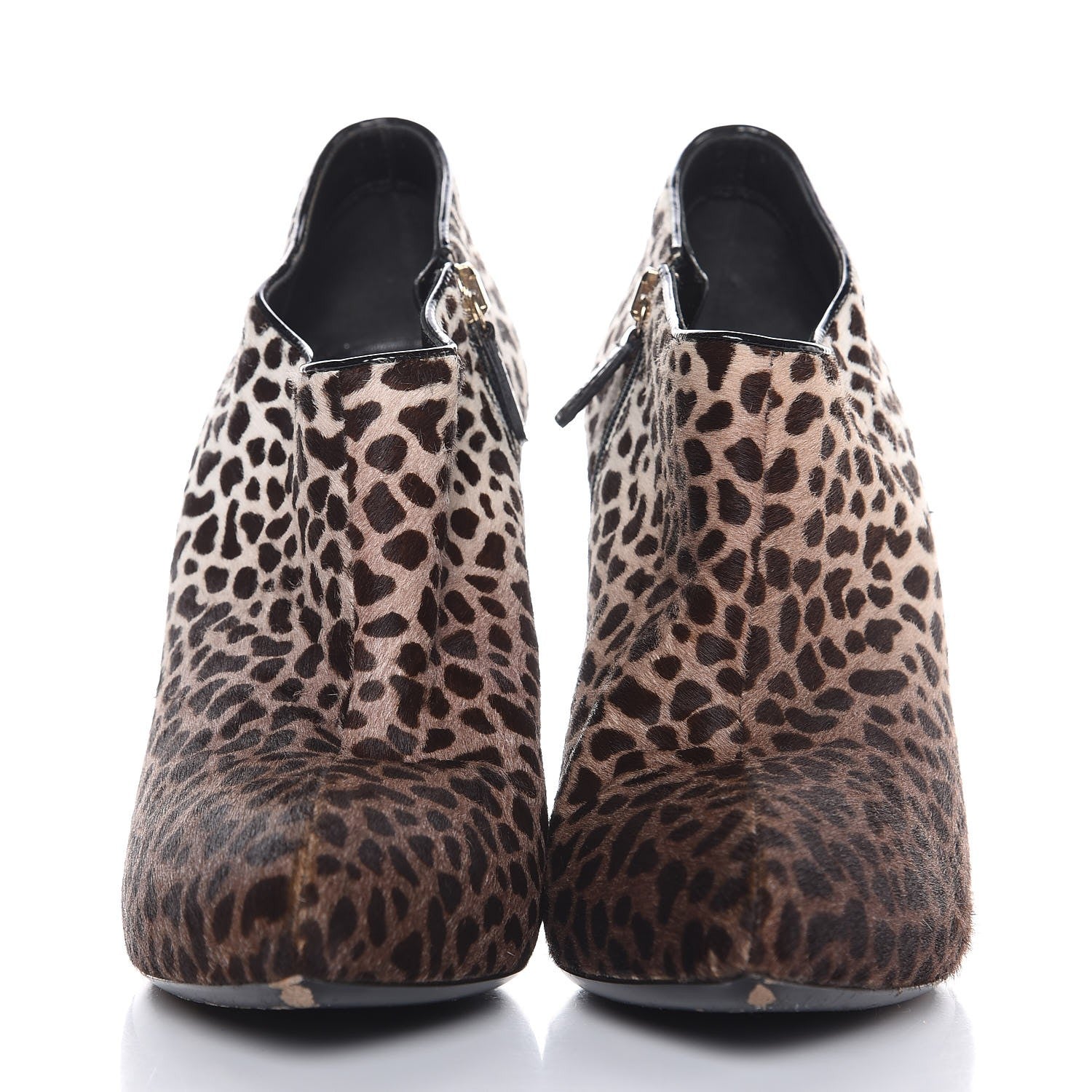 Gucci Pony Hair Animal Print Paloma Ankle Booties 39.5 2 of 10