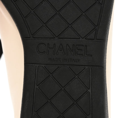 Chanel Lambskin Patent Calfskin CC Sneakers 36.5 White Black 7 of 11