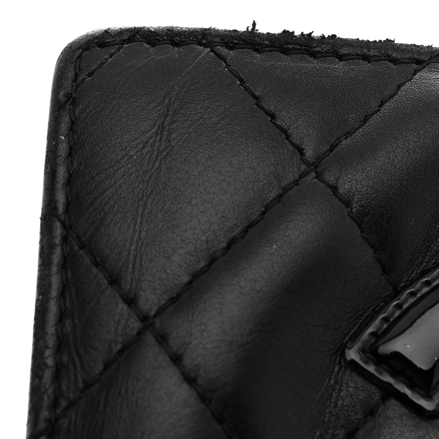 Chanel Calfskin Quilted Cambon Yen Wallet Black 10 of 12