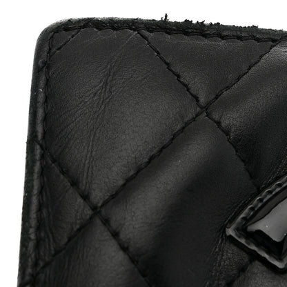 Chanel Calfskin Quilted Cambon Yen Wallet Black 10 of 12