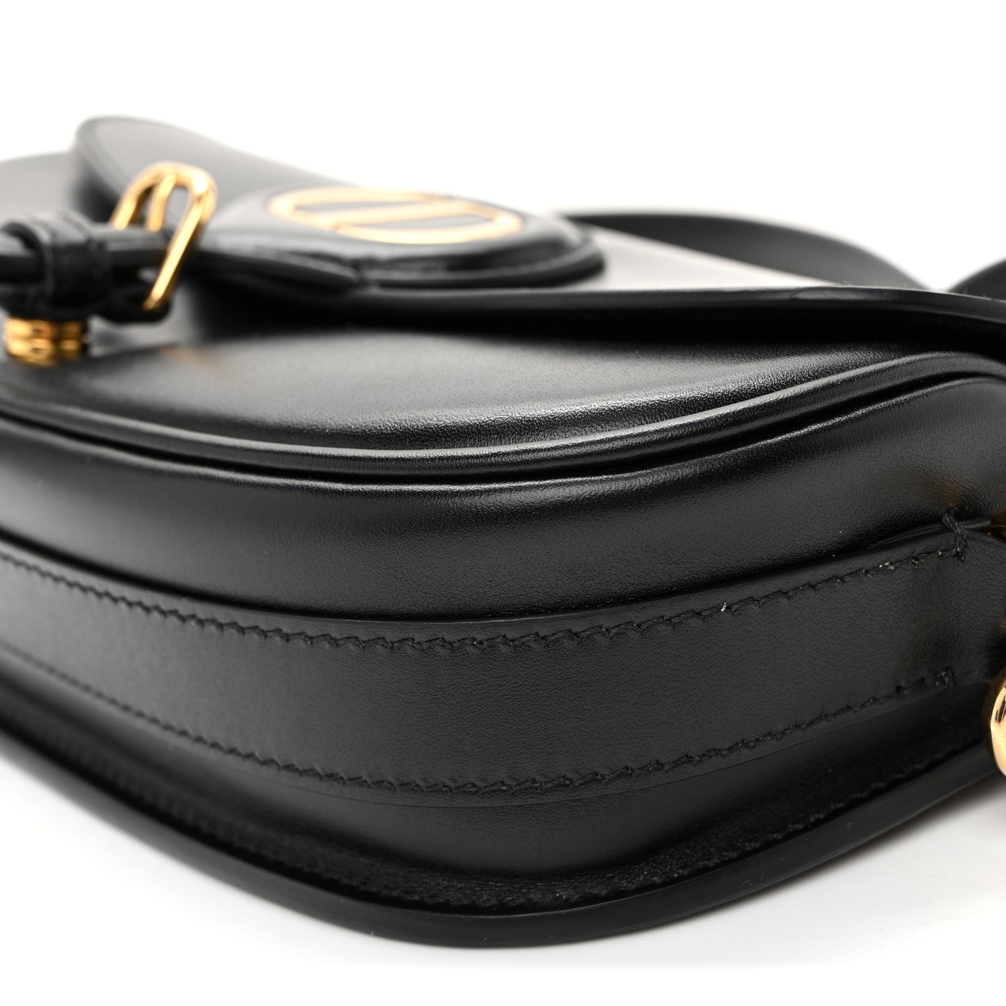 Box Calfskin East West Bobby Bag Black