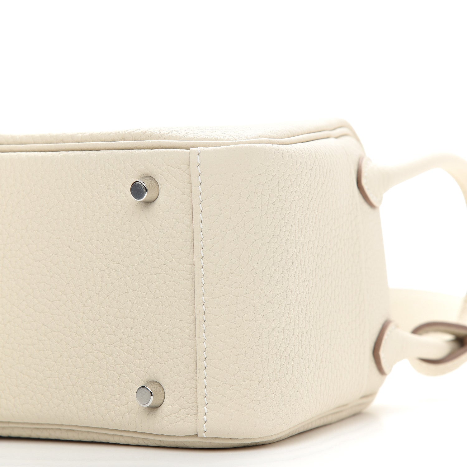 Hermes Taurillon Clemence Mini Lindy 20 Craie 8 of 8