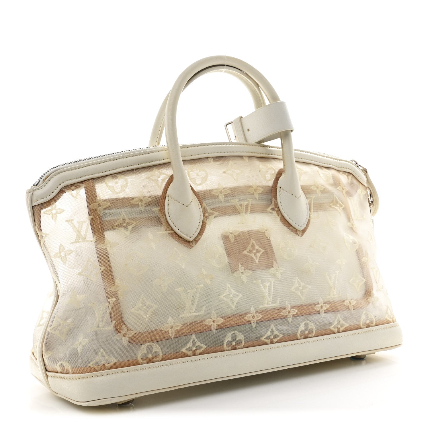 Louis Vuitton Monogram Transparence Lockit East-West White 1810083