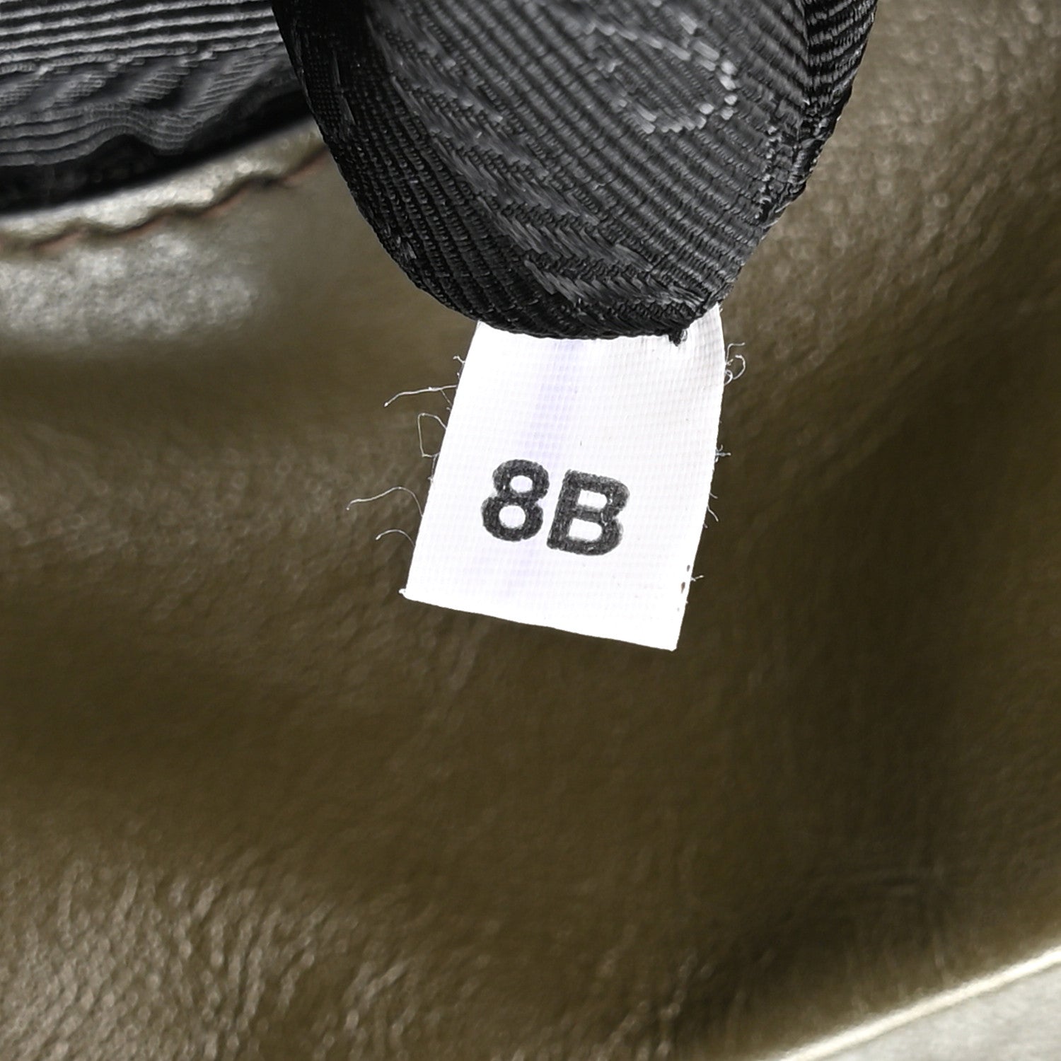 Prada Soft Calf Cinch Backpack Militare 7 of 10