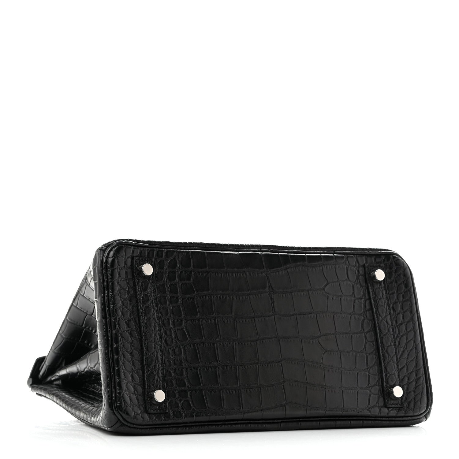 Hermes Matte Alligator Birkin 30 Black 4 of 13