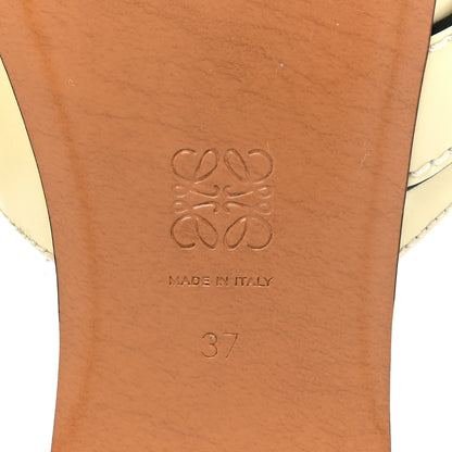 Loewe Calfskin Gate Mule Sandals 37 Milk 6 of 14