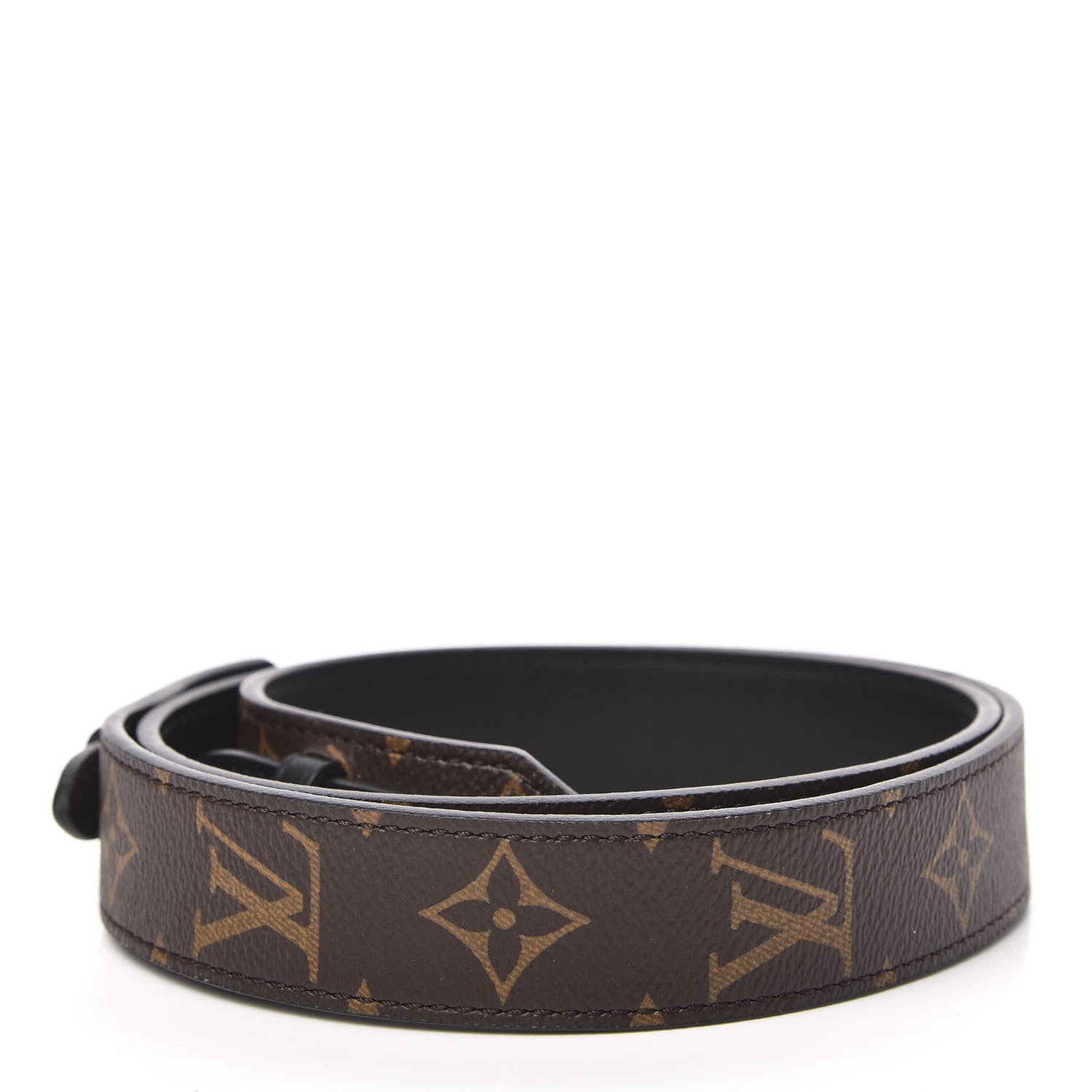 Louis Vuitton Monogram Bandouliere Shoulder Strap XL Black 2 of 6