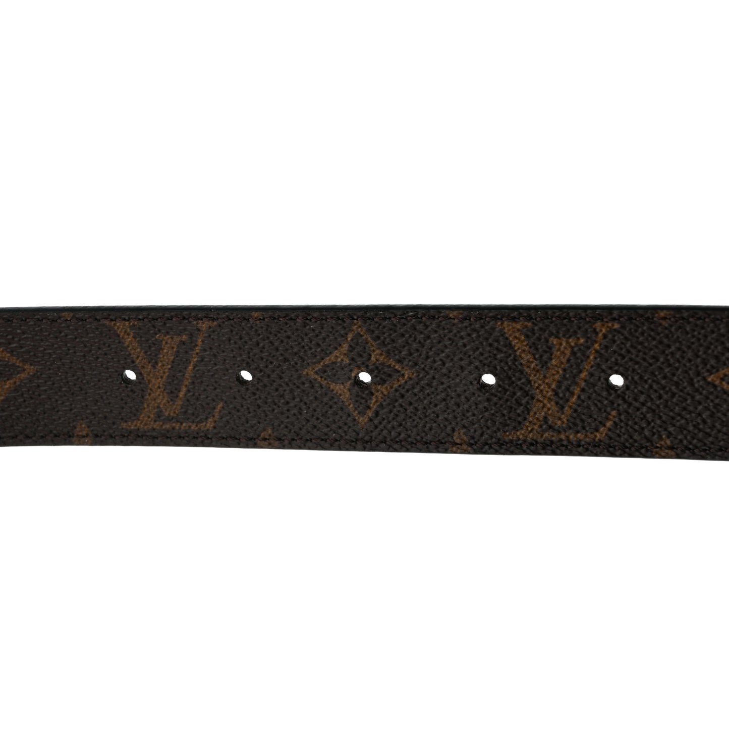 Calfskin Monogram 30mm LV Initiales Reversible Belt 85 34 Black