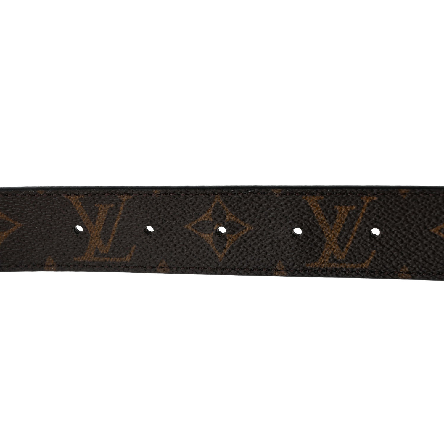 Louis Vuitton Calfskin Monogram 30mm LV Initiales Reversible Belt 85 34 Black 4 of 8