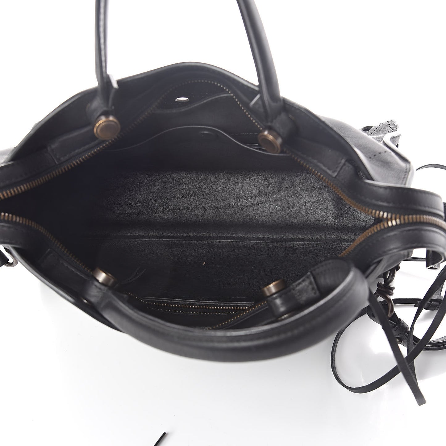 Veau Soyeux Perforated Blackout Hardware S City Black