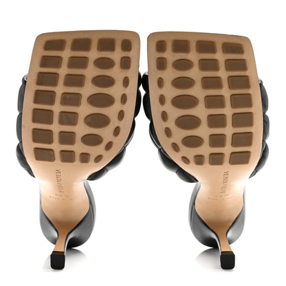 Bottega Veneta Nappa Matelasse Padded Mule Sandals 36.5 Black 12 of 18