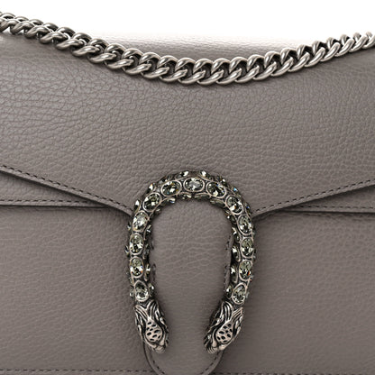 Gucci Pebbled Calfskin Small Dionysus Shoulder Bag Dusty Grey 7 of 9
