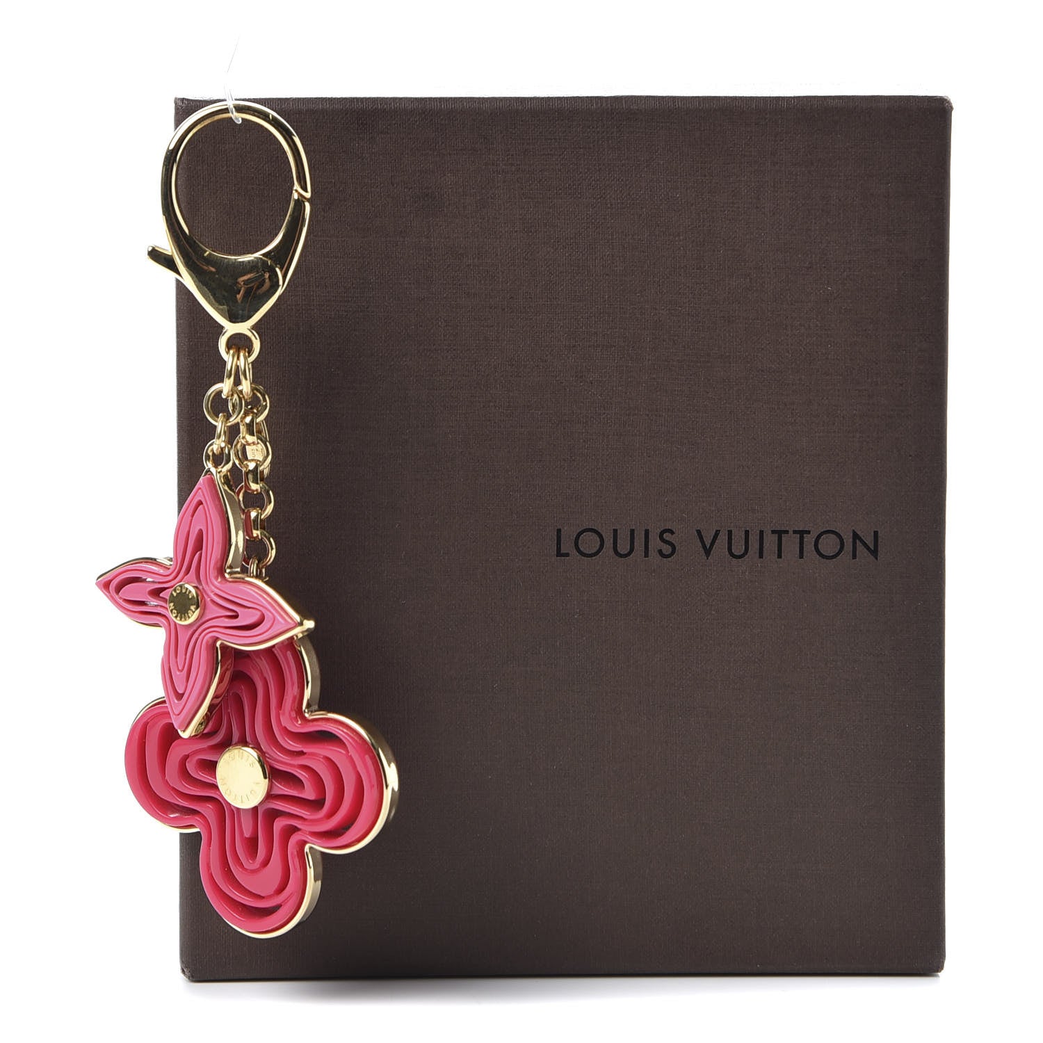 Louis Vuitton Resin Naif Bag Charm Pink 6 of 6