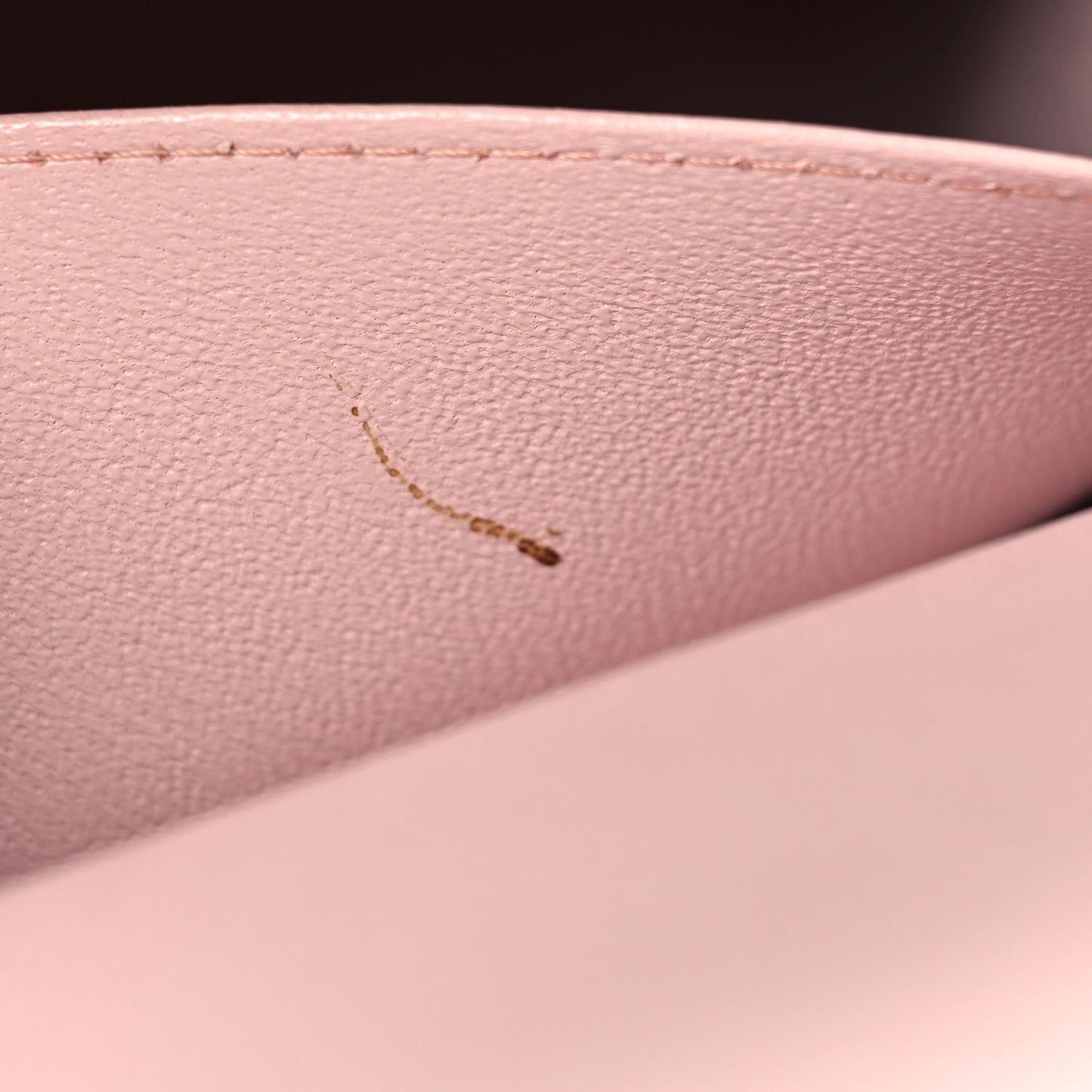 Lambskin Quilted Jumbo Double Flap Light Pink