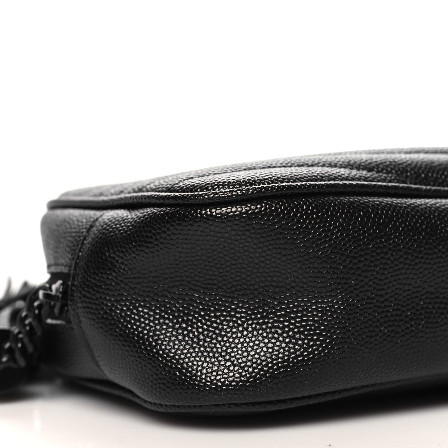 Grain De Poudre Matelasse Monochrome Monogram Mini Lou Camera Bag Black