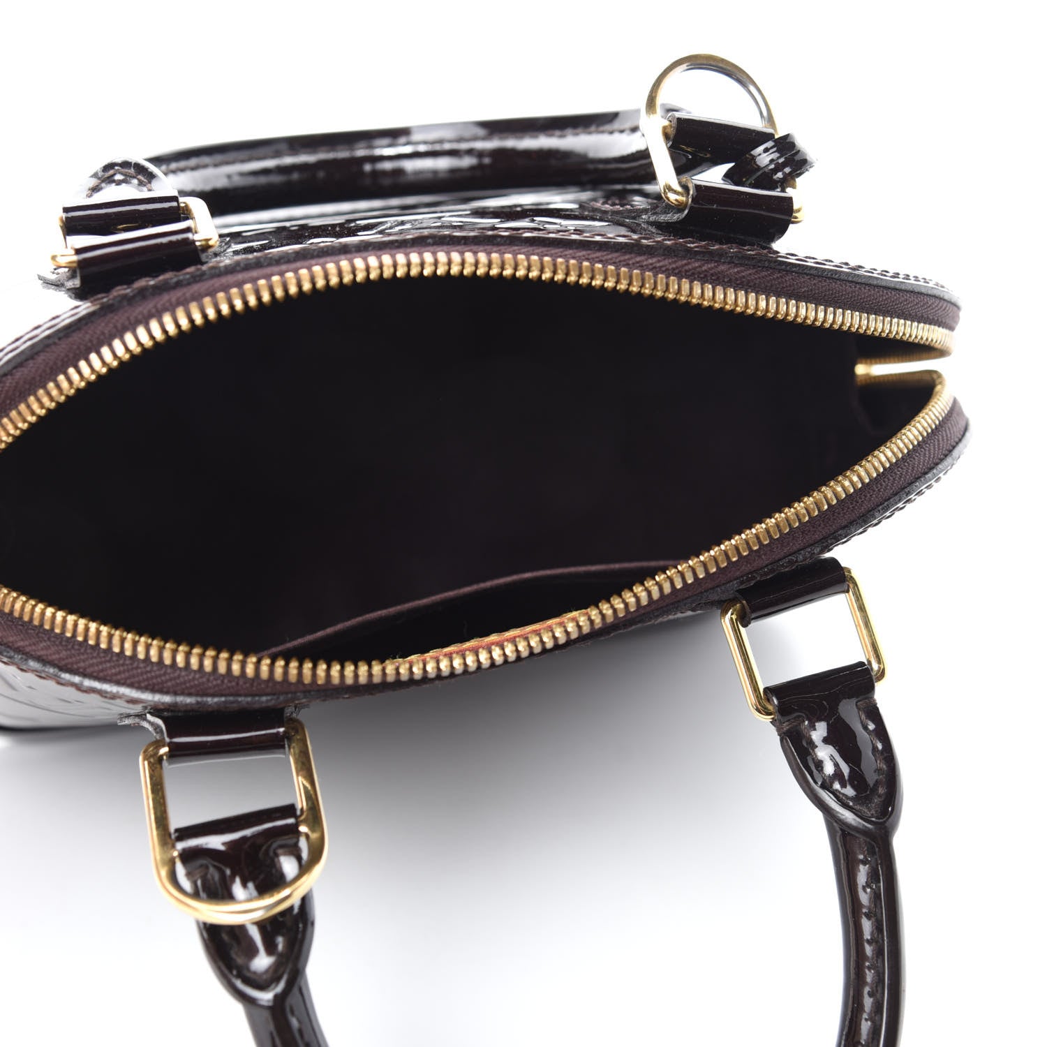 Louis Vuitton Vernis Alma BB Amarante 5 of 10