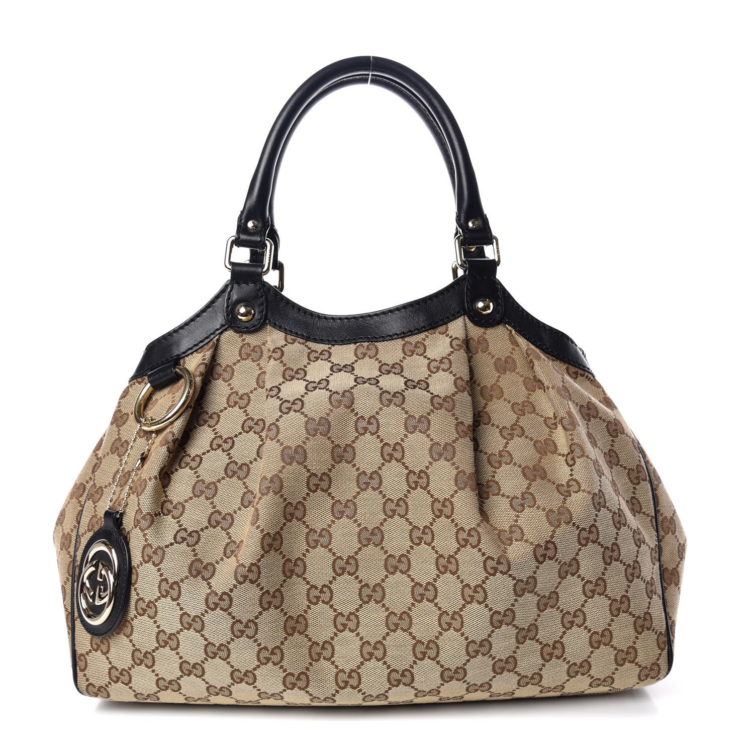 Gucci Monogram Medium Sukey Tote Dark Brown 1 of 9
