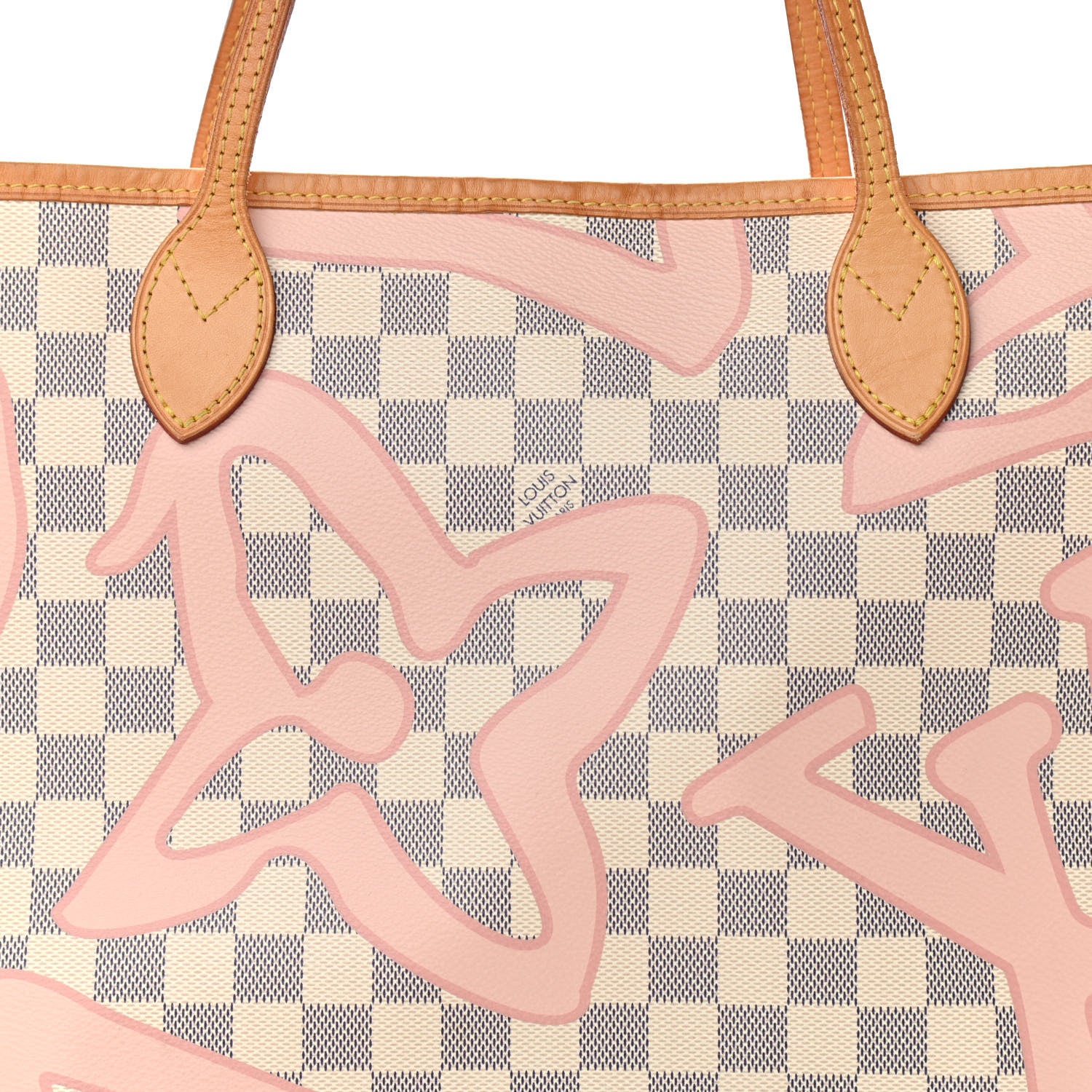 Louis Vuitton Damier Azur Tahitienne Neverfull MM 10 of 12