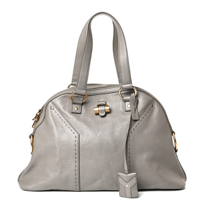 Saint Laurent Calfskin Large Muse Gray 1 of 20
