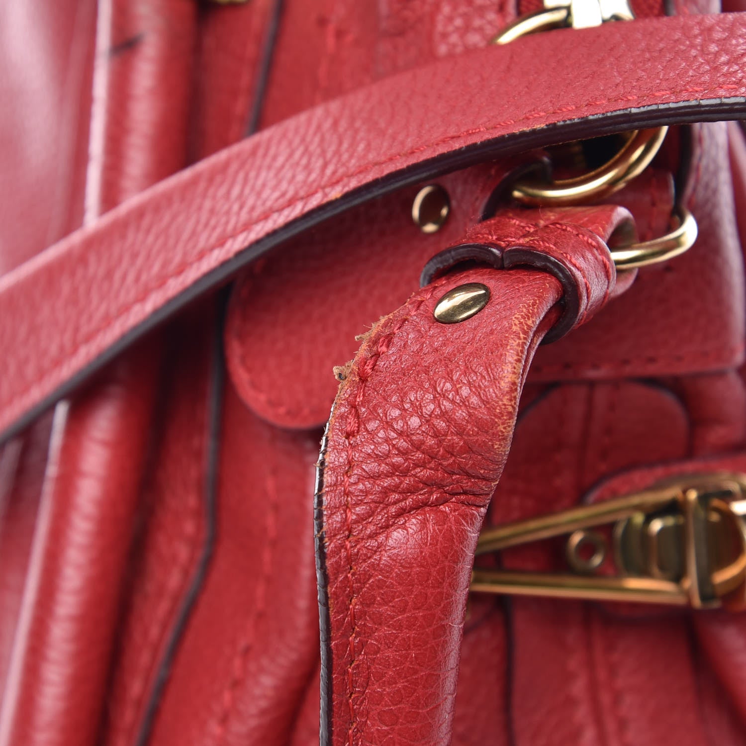 Chloe Calfskin Medium Paraty Holly Berry 19 of 21