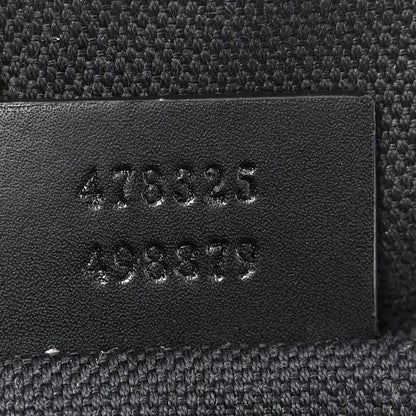 Gucci GG Supreme Monogram Web Belt Bag Black Grey 7 of 14
