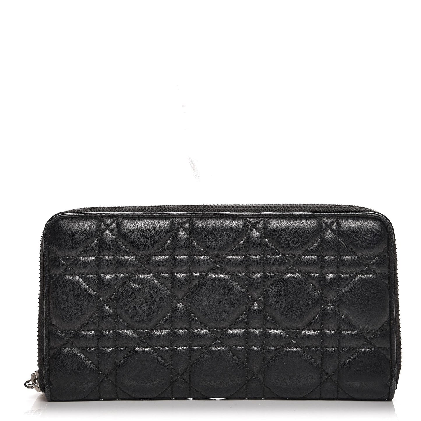 Lambskin Cannage Voyageur Wallet Black