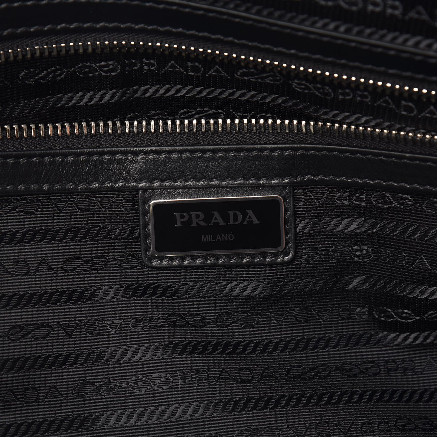Saffiano Duffle Travel Bag Black