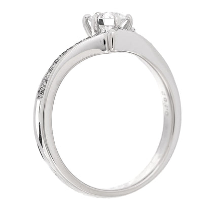 Parker & West by FASHIONPHILE Platinum Diamond .50ctw Round Marquise Cut Pave Ring  53 6.5 10 of 10