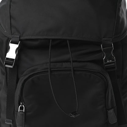 Prada Nylon Tessuto Character Logo Patch Backpack Black 10 of 10