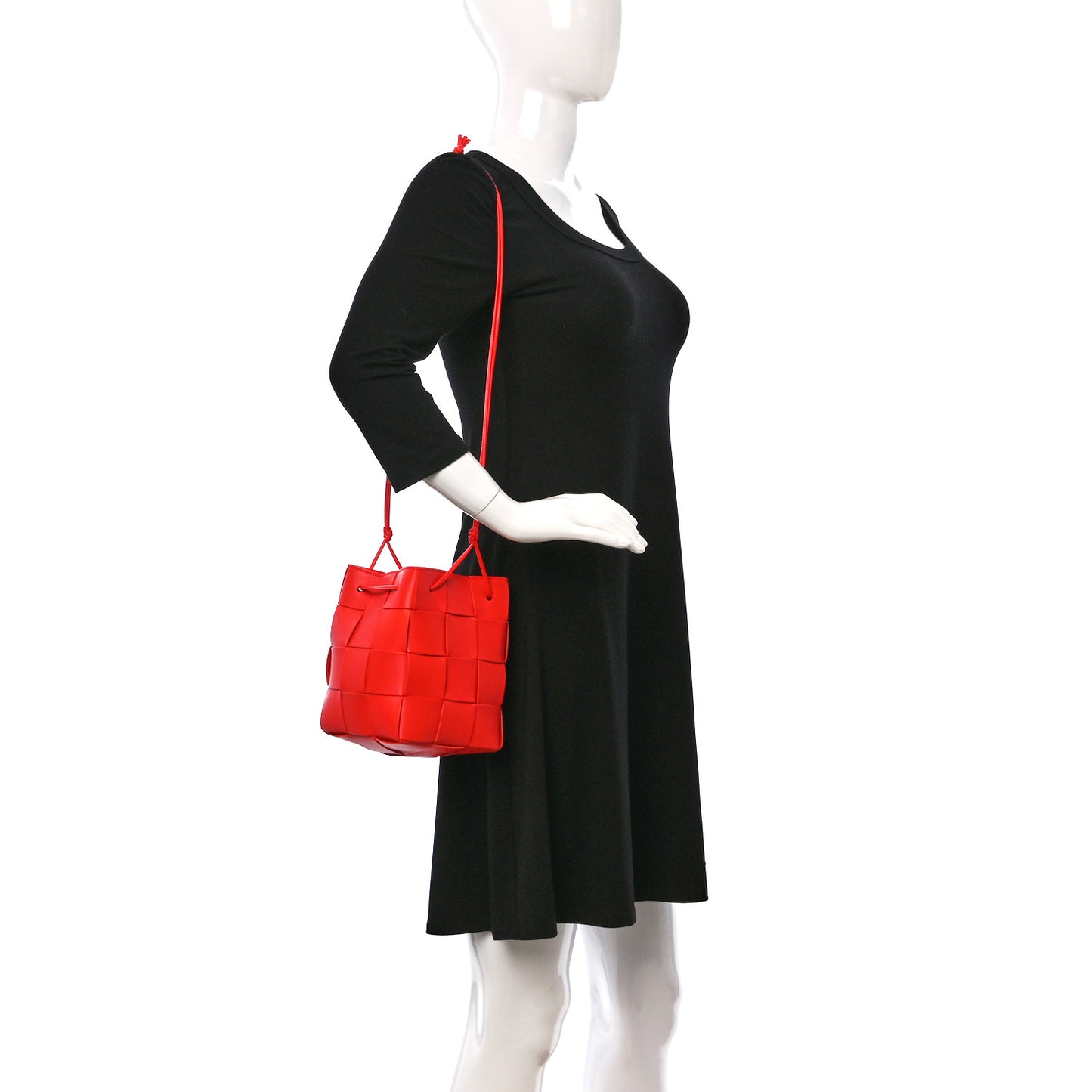 Nappa Maxi Intrecciato Small Cassette Bucket Bag Firework