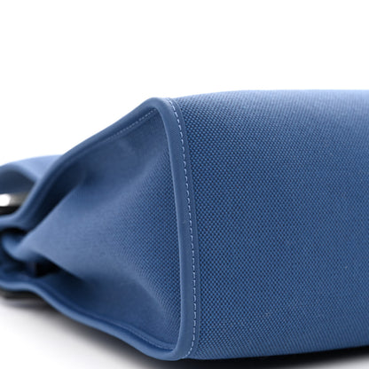 Hermes Military Toile Vache Hunter Herbag Zip PM 31 Deep Bleu Bleu Indigo 11 of 12