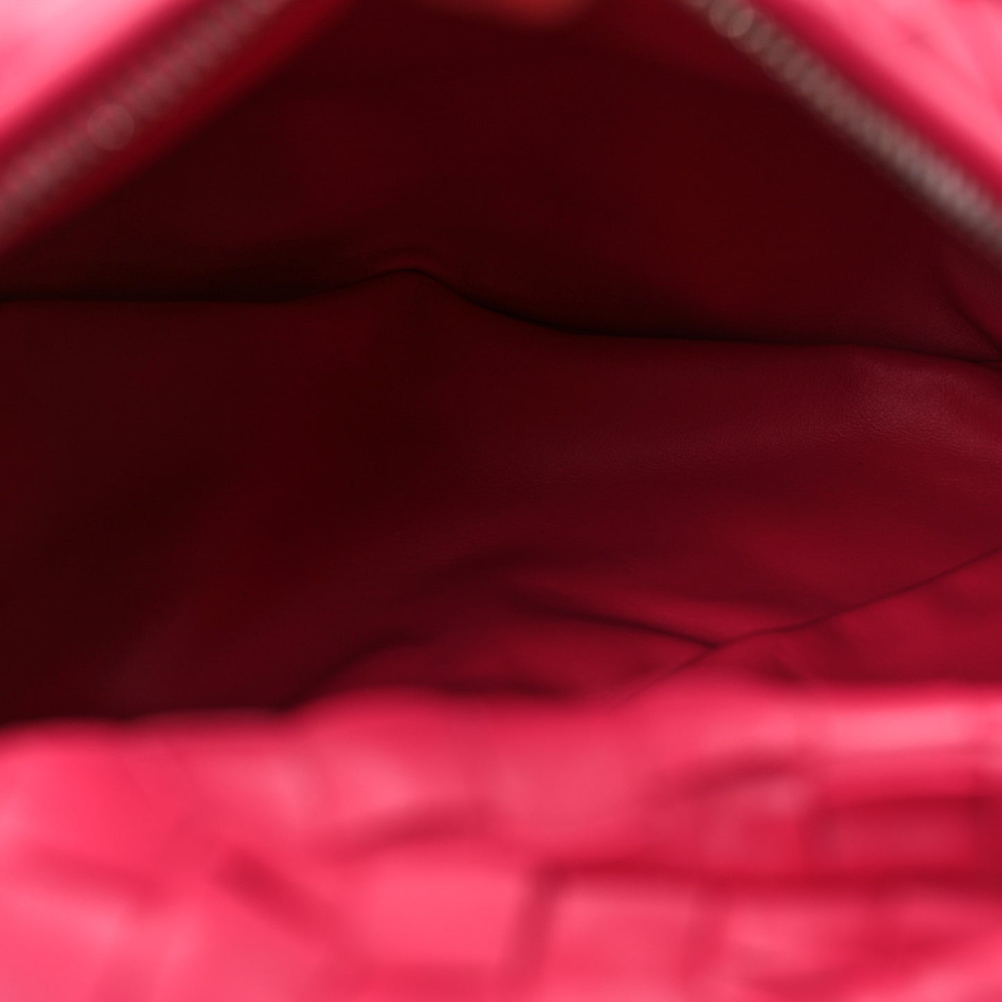 Nappa Intrecciato Teen Jodie Hobo Cranberry