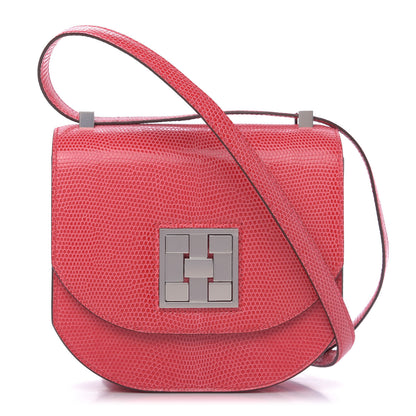 Hermes Lizard Mosaique Au 24-17 Rose Extreme 1 of 8