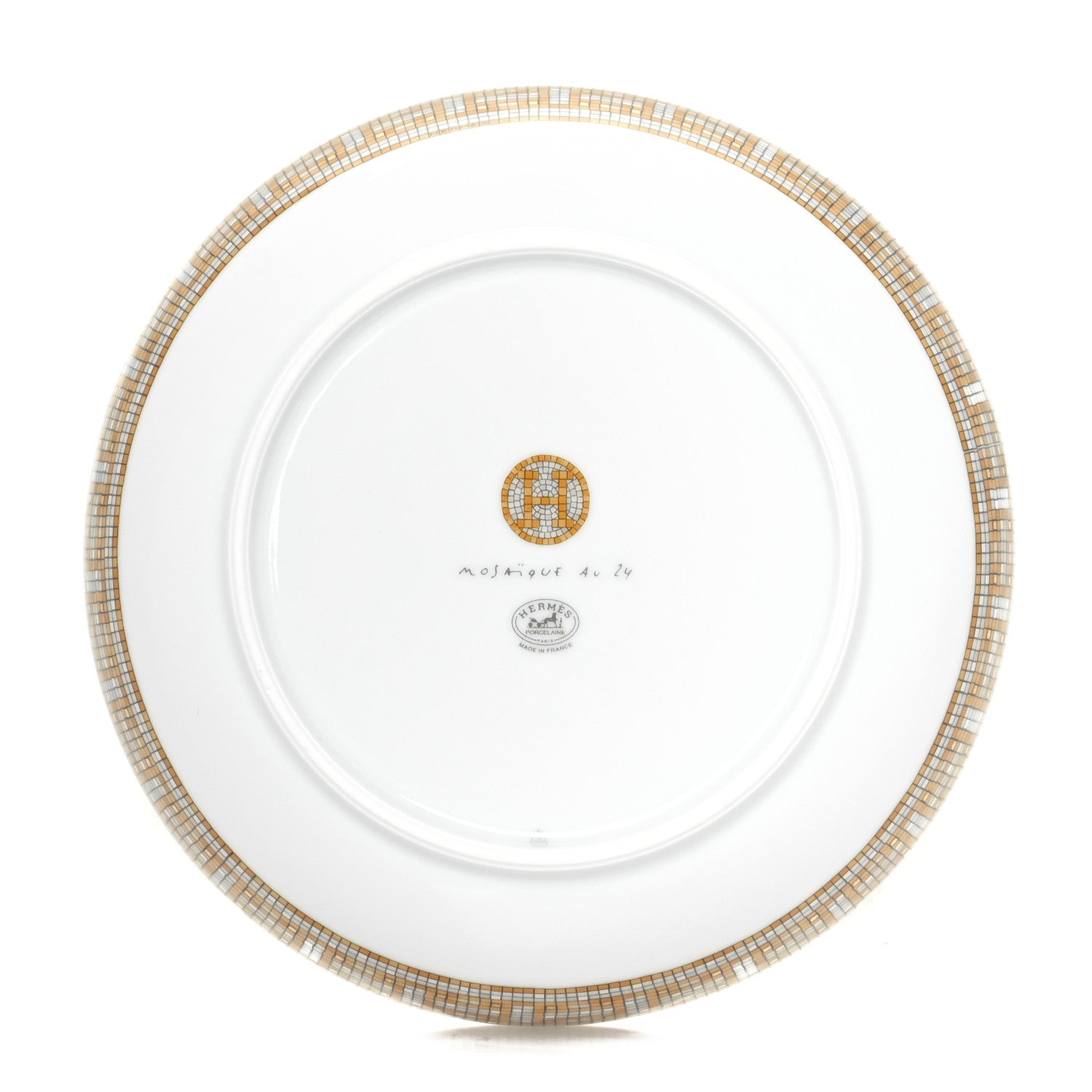 Hermes Porcelain Mosaique Au 24 Cereal Bowl 3 of 6