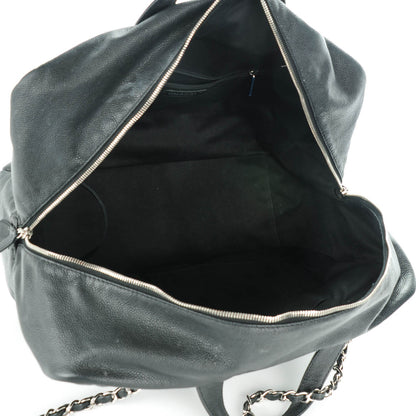 Chanel Caviar Quilted Travel Flap Tote Black 5 of 7
