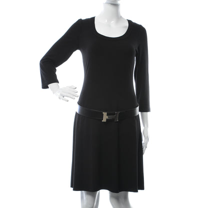 Hermes Box Chamonix 42mm Constance H Belt 90 Black Natural 3 of 7